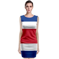 Costa Rica Flag Classic Sleeveless Midi Dress by FlagGallery