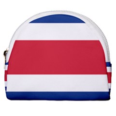 Costa Rica Flag Horseshoe Style Canvas Pouch by FlagGallery