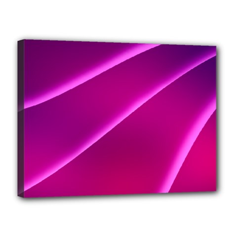 Pattern Purple Design Canvas 16  X 12  (stretched)