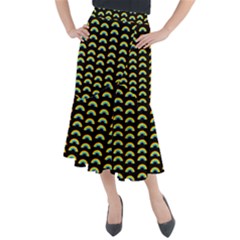 Pride Rainbow Flag Pattern Midi Mermaid Skirt by Valentinaart