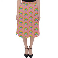 Pride Rainbow Flag Pattern Classic Midi Skirt by Valentinaart