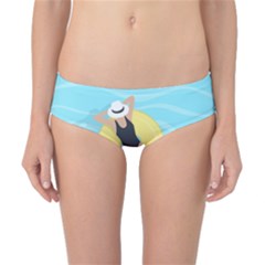 Lady In The Pool Classic Bikini Bottoms by Valentinaart