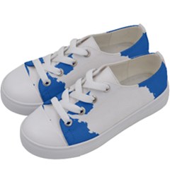 Proposed Flag Of Antarctica Kids  Low Top Canvas Sneakers by abbeyz71