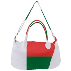 Madagascar Flag Map Geography Removal Strap Handbag by Sapixe