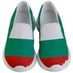 Bulgaria Country Europe Flag Kids  Lightweight Slip Ons by Sapixe