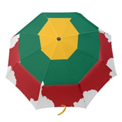 Lithuania Country Europe Flag Folding Umbrellas by Sapixe