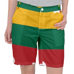 Lithuania Country Europe Flag Pocket Shorts by Sapixe