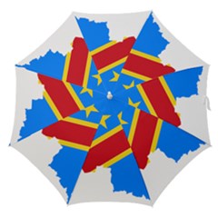 Democratic Republic Of The Congo Flag Straight Umbrellas by Sapixe