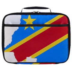 Democratic Republic Of The Congo Flag Full Print Lunch Bag by Sapixe