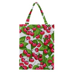 Cherry Leaf Fruit Summer Classic Tote Bag by Mariart