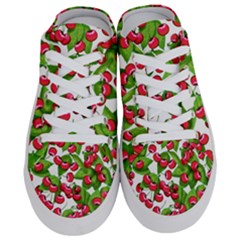 Cherry Leaf Fruit Summer Half Slippers by Mariart