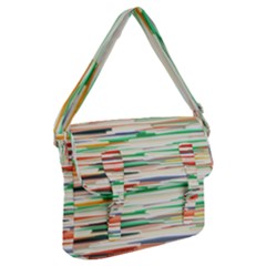 3d Stripes Texture                            Buckle Messenger Bag by LalyLauraFLM