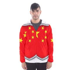 Flag China Country Nation Asia Men s Hooded Windbreaker by Sapixe