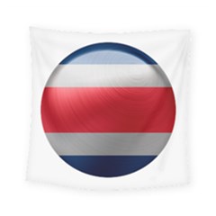 Costa Rica Flag Country Symbol Square Tapestry (small) by Sapixe