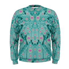 Lotus  Bloom Lagoon Of Soft Warm Clear Peaceful Water Men s Sweatshirt by pepitasart