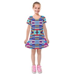 H 5 Kids  Short Sleeve Velvet Dress