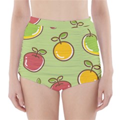 Seamless Healthy Fruit High-waisted Bikini Bottoms by HermanTelo