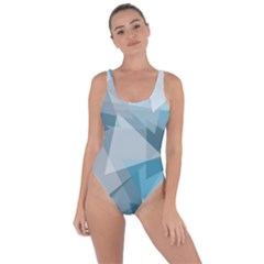 Triangle Blue Pattern Bring Sexy Back Swimsuit by HermanTelo