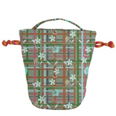 Textile Fabric Drawstring Bucket Bag by HermanTelo