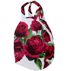 Roses Flowers Red Romantic Garden Travel Backpacks by Pakrebo