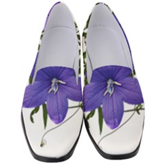 Flowers Blue Campanula Arrangement Women s Classic Loafer Heels by Pakrebo
