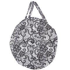 Encaje Giant Round Zipper Tote by Sobalvarro