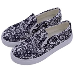 Encaje Kids  Canvas Slip Ons by Sobalvarro