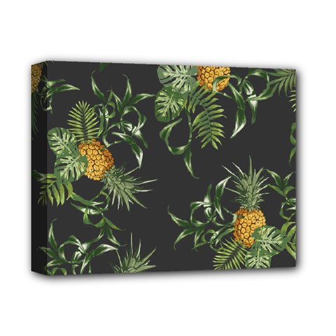 Pineapples Pattern Deluxe Canvas 14  X 11  (stretched) by Sobalvarro