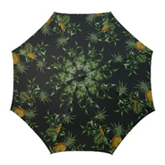 Pineapples Pattern Golf Umbrellas by Sobalvarro