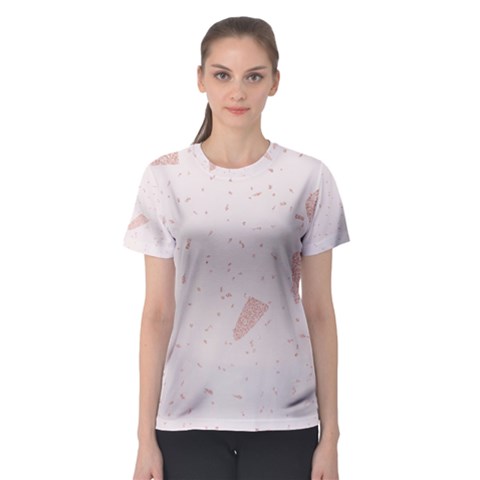 Blank Color Women s Sport Mesh Tee by HermanTelo