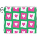 Pink Love Valentine Canvas Cosmetic Bag (XXXL) View1