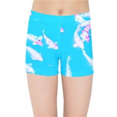 Koi Carp Scape Kids  Sports Shorts by essentialimage