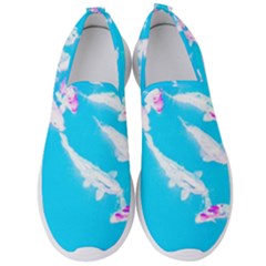 Koi Carp Scape Men s Slip On Sneakers by essentialimage