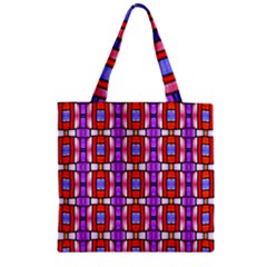 N 2 Zipper Grocery Tote Bag by ArtworkByPatrick