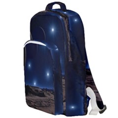 Lunar Landscape Star Brown Dwarf Double Compartment Backpack by Simbadda