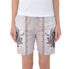 Elegant Decorative Mandala Design Women s Basketball Shorts by FantasyWorld7