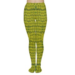 Flowers In Yellow For Love Of The Decorative Tights by pepitasart