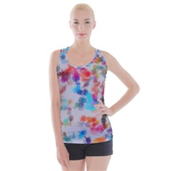 Paint Splashes Canvas                                     Criss Cross Back Tank Top by LalyLauraFLM