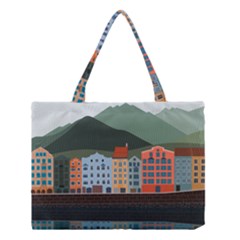 Traveling Travel Tourism Vacation Medium Tote Bag