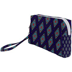 Colorful Diamonds Pattern3 Wristlet Pouch Bag (small) by bloomingvinedesign