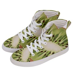 Kiwi Fruit Fresh Green Tasty Food Men s Hi-top Skate Sneakers by Simbadda