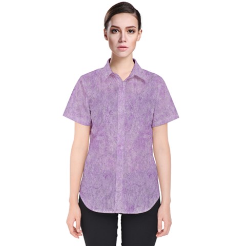 Lavender Elegance Women s Short Sleeve Shirt by retrotoomoderndesigns