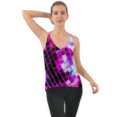 Purple Disco Ball Chiffon Cami by essentialimage