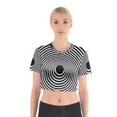 Circles 2 Cotton Crop Top by impacteesstreetweareight