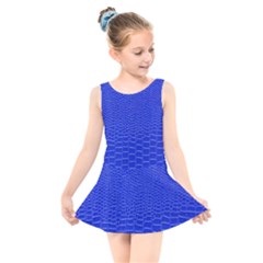 Leather Texture 6 Kids  Skater Dress Swimsuit