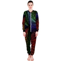 Abstract Colorful Pieces Mosaics Onepiece Jumpsuit (ladies)  by Vaneshart