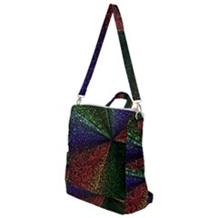 Abstract Colorful Pieces Mosaics Crossbody Backpack by Vaneshart