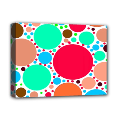 Dots Deluxe Canvas 16  X 12  (stretched)  by impacteesstreetweareight