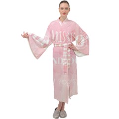 Paris, London, New York Maxi Velour Kimono by Lullaby