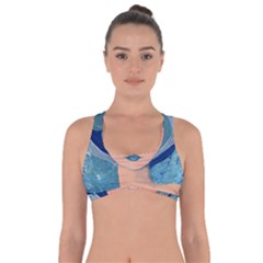 Blue Girl Got No Strings Sports Bra by CKArtCreations